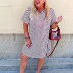Sweet Harbor Mini Dress in Cabernet - The Pink Pineapple 850