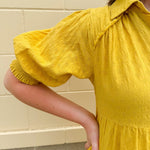 Sweet Terrain Cotton Collared Mini Dress - The Pink Pineapple 850