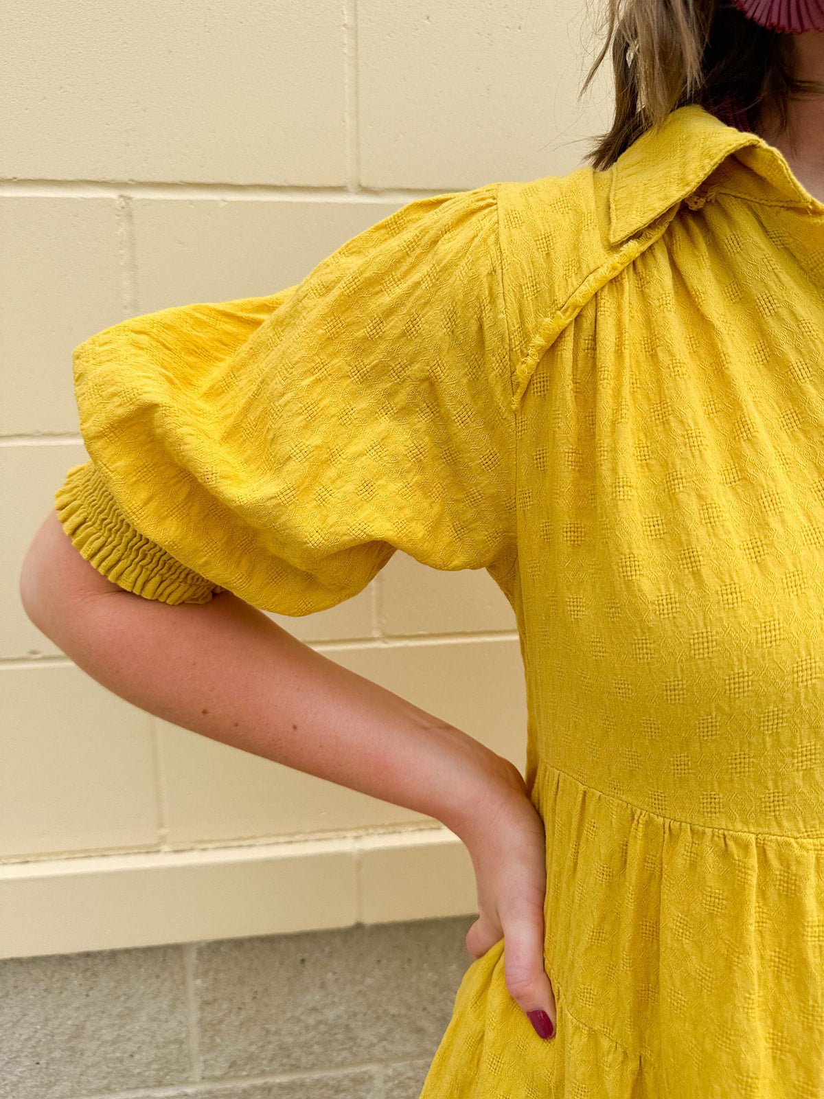 Sweet Terrain Cotton Collared Mini Dress - The Pink Pineapple 850