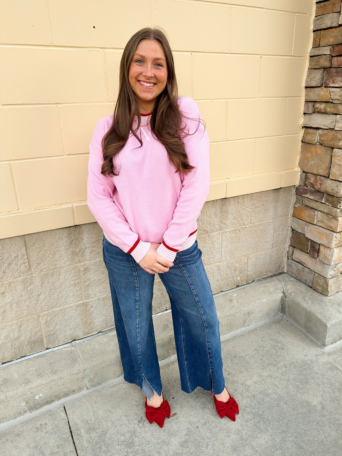 Sweet Victory Varsity Sweater - The Pink Pineapple 850