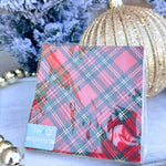 [Swig] Christmas Plaid Cocktail Napkins - The Pink Pineapple 850