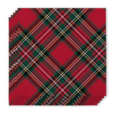[Swig] Christmas Plaid Cocktail Napkins - The Pink Pineapple 850