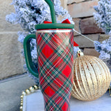 [Swig] Christmas Plaid Mega Mug 30oz - The Pink Pineapple 850