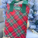 [Swig] Christmas Plaid Reusable Gift Bag - The Pink Pineapple 850