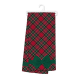 [Swig] Christmas Plaid Tea Towel - The Pink Pineapple 850