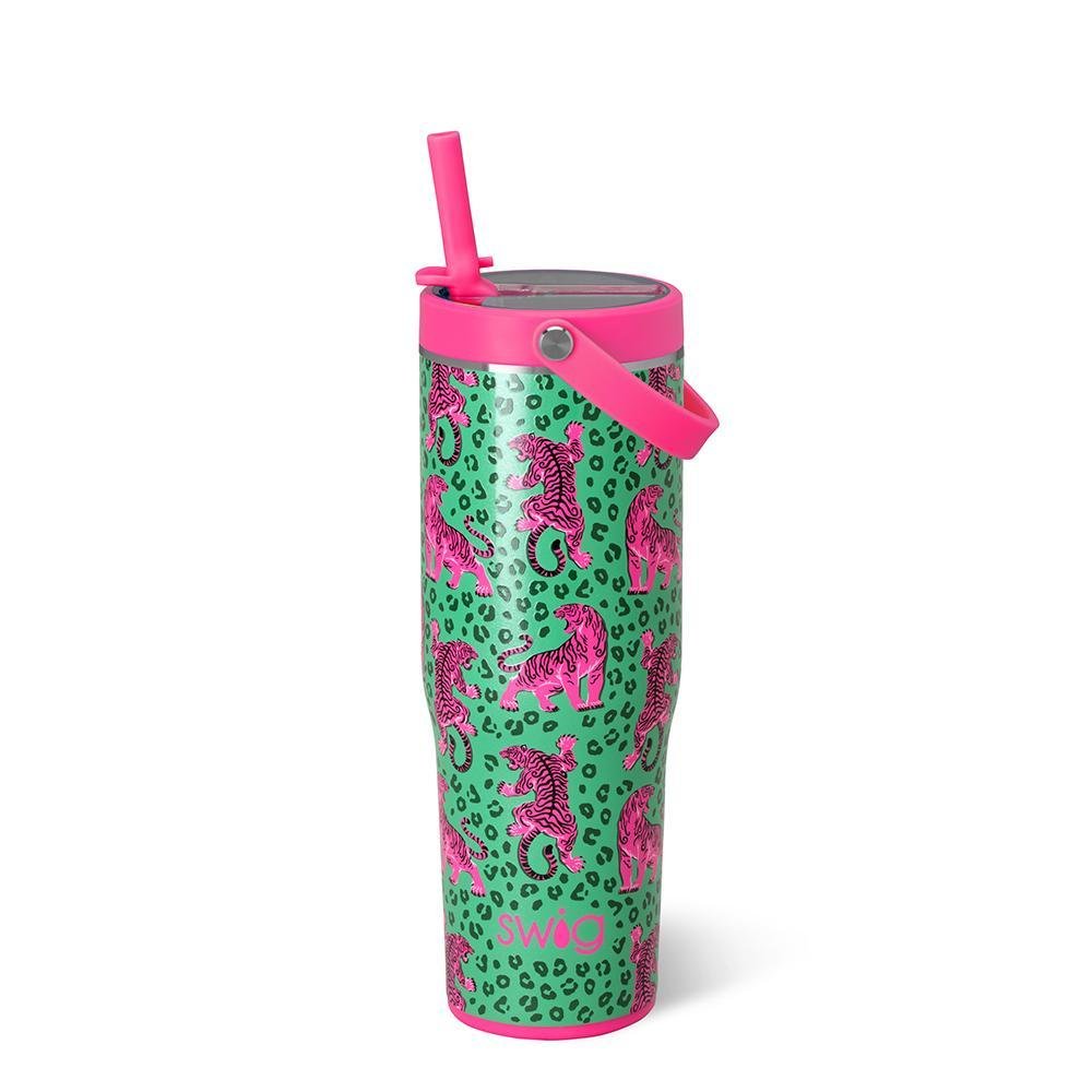 [Swig] Easy Tiger To - Go Tumbler 30oz - The Pink Pineapple 850