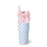 [Swig] Gingham To - Go Tumbler 30oz - The Pink Pineapple 850