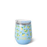 [Swig] Lemon Meringue Stemless Wine Cup 12oz - The Pink Pineapple 850