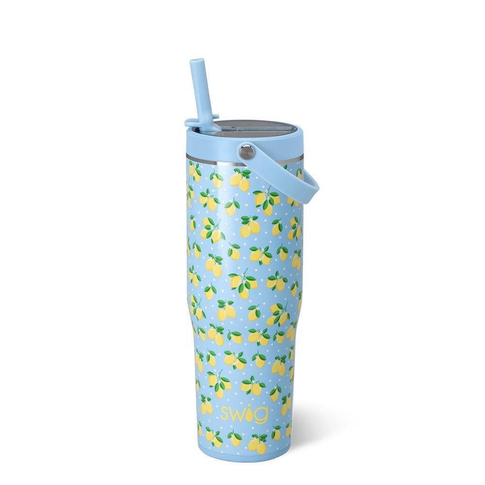 [Swig] Lemon Meringue To - Go Tumbler 30oz - The Pink Pineapple 850