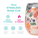 Full Bloom Stemless Wine Cup (12oz) (Copy)