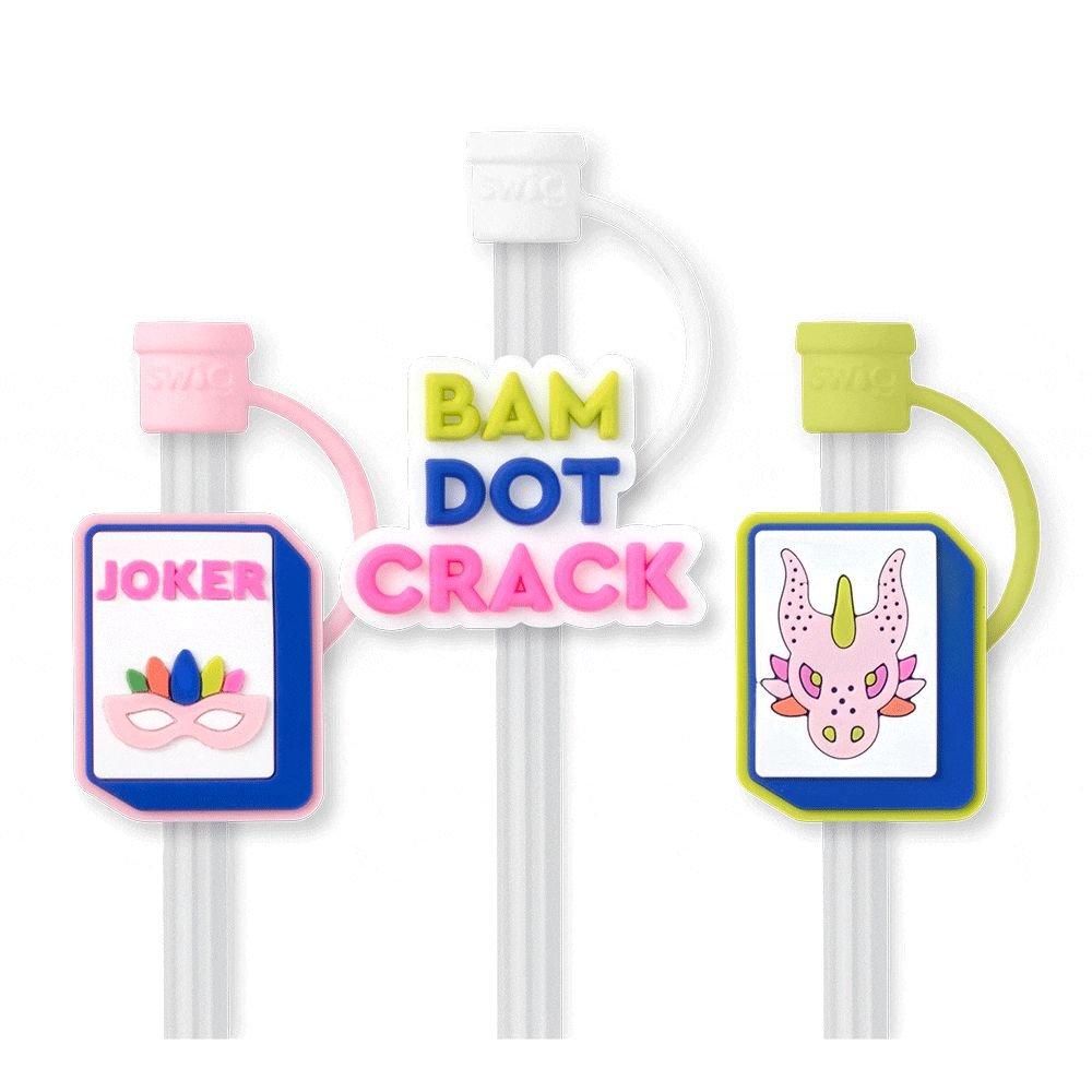 [SWIG] Mahjong Straw Topper Set - The Pink Pineapple 850