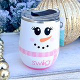 [Swig] Ms. Frost Stemless Wine Cup 12oz - The Pink Pineapple 850