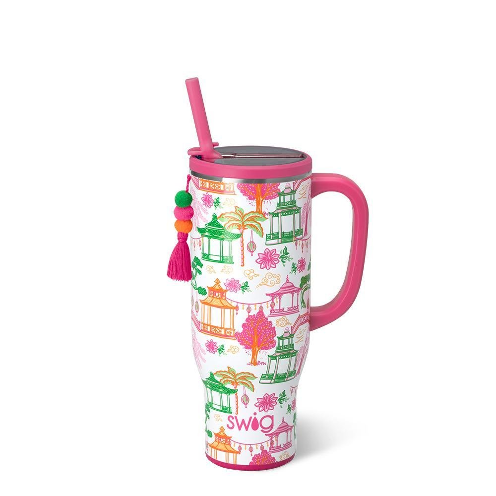 [Swig] Pagoda Paradise Mega Mug 30oz - The Pink Pineapple 850