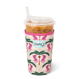 [Swig] Palm Royale Medium Iced Cup Coolie - The Pink Pineapple 850