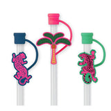 [Swig] Palm Royale Straw Topper Set - The Pink Pineapple 850
