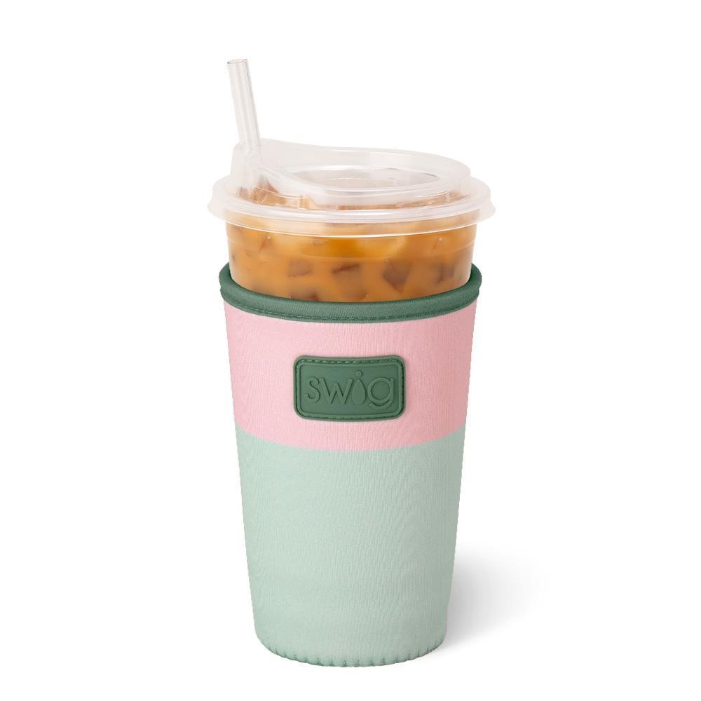[Swig] Sage Mist Medium Iced Cup Coolie - The Pink Pineapple 850