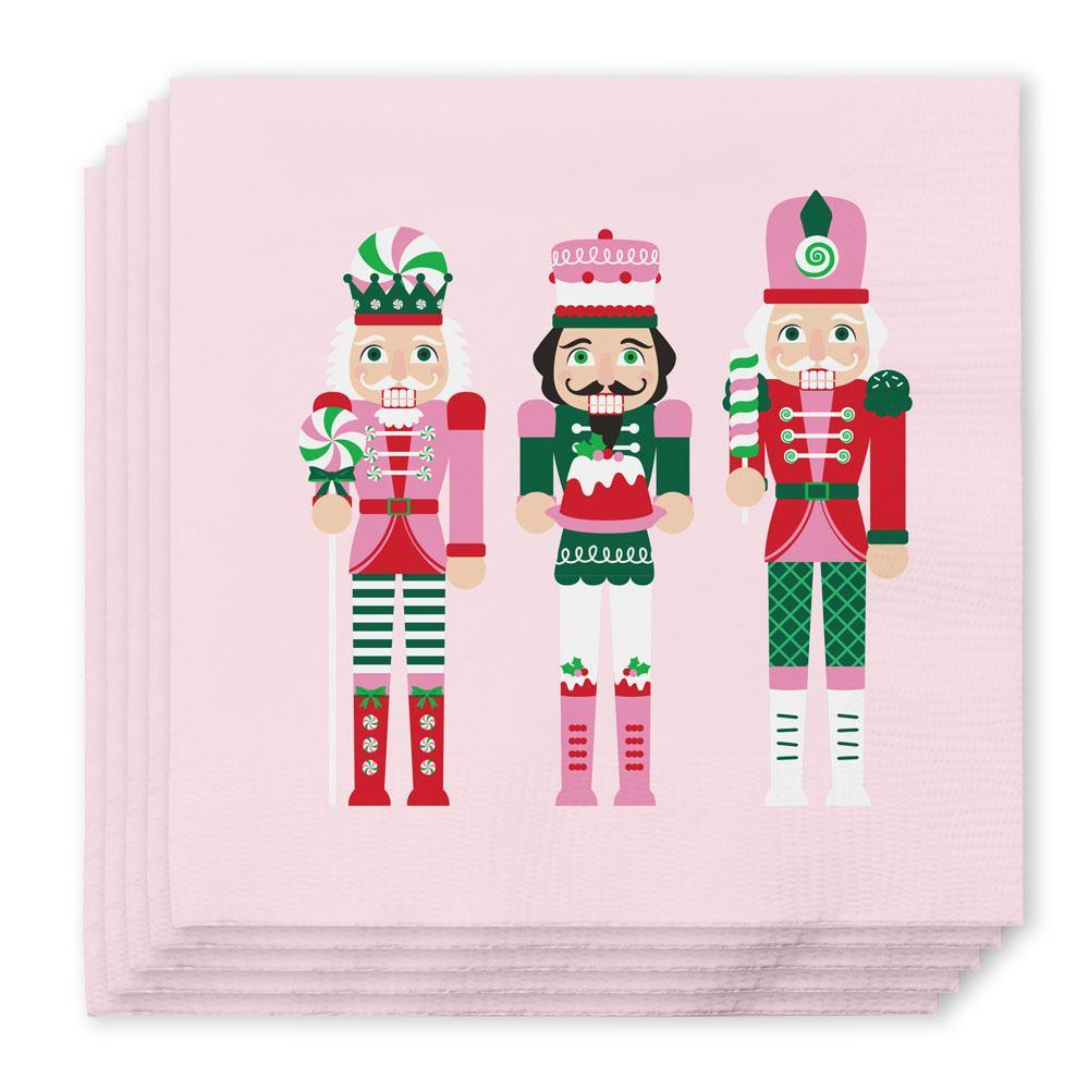 [Swig] Sugar Plum Soldiers Cocktail Napkins - The Pink Pineapple 850