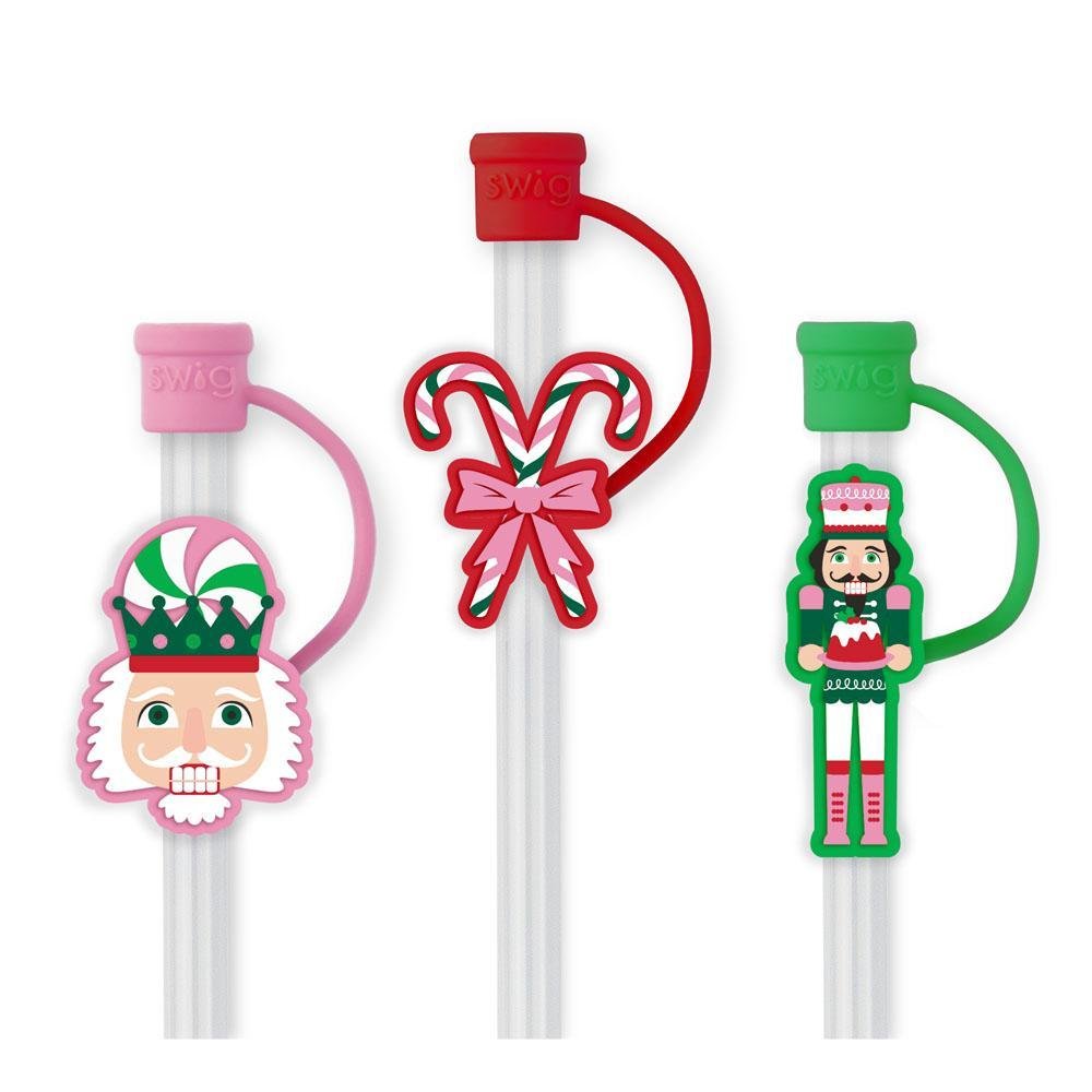 [Swig] Sugar Plum Soldiers Straw Topper Set - The Pink Pineapple 850