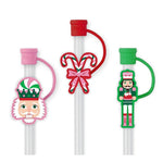 [Swig] Sugar Plum Soldiers Straw Topper Set - The Pink Pineapple 850