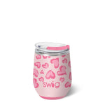 [Swig] Wild at Heart Stemless Wine Cup 12oz - The Pink Pineapple 850