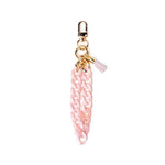 Swirled Acrylic Chain Wristlet - The Pink Pineapple 850