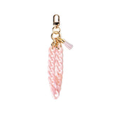 Swirled Acrylic Chain Wristlet - The Pink Pineapple 850