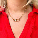 Swivel Lobster Clasp Necklace - The Pink Pineapple 850