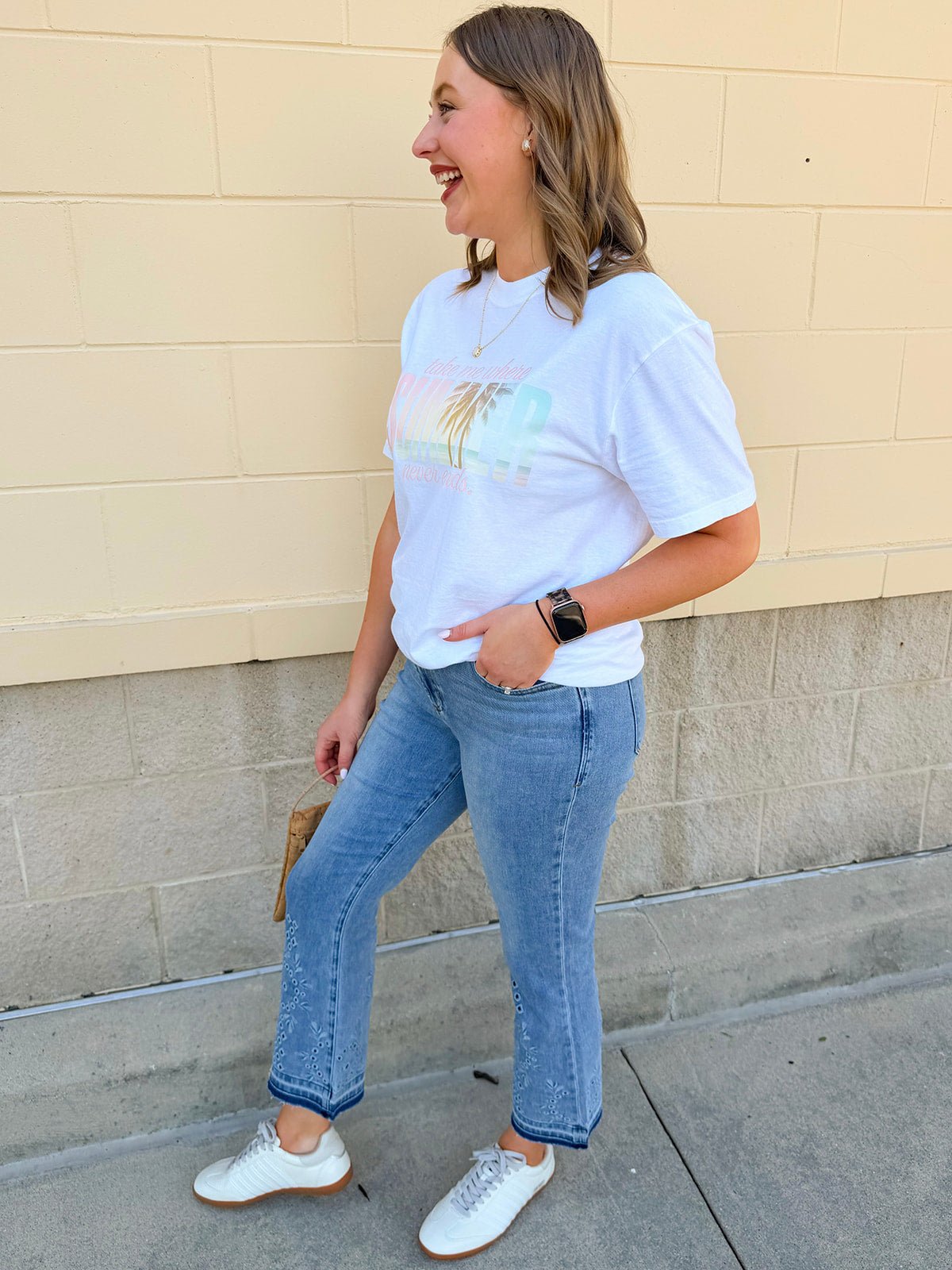 Take Me Where Summer Never Ends Tee - The Pink Pineapple 850