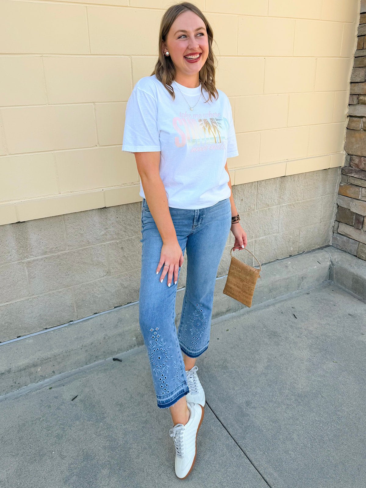 Take Me Where Summer Never Ends Tee - The Pink Pineapple 850