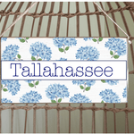 Tallahassee Hydrangea Stems Twine Hanging Sign - The Pink Pineapple 850