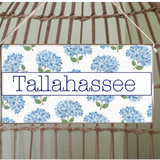 Tallahassee Hydrangea Stems Twine Hanging Sign - The Pink Pineapple 850