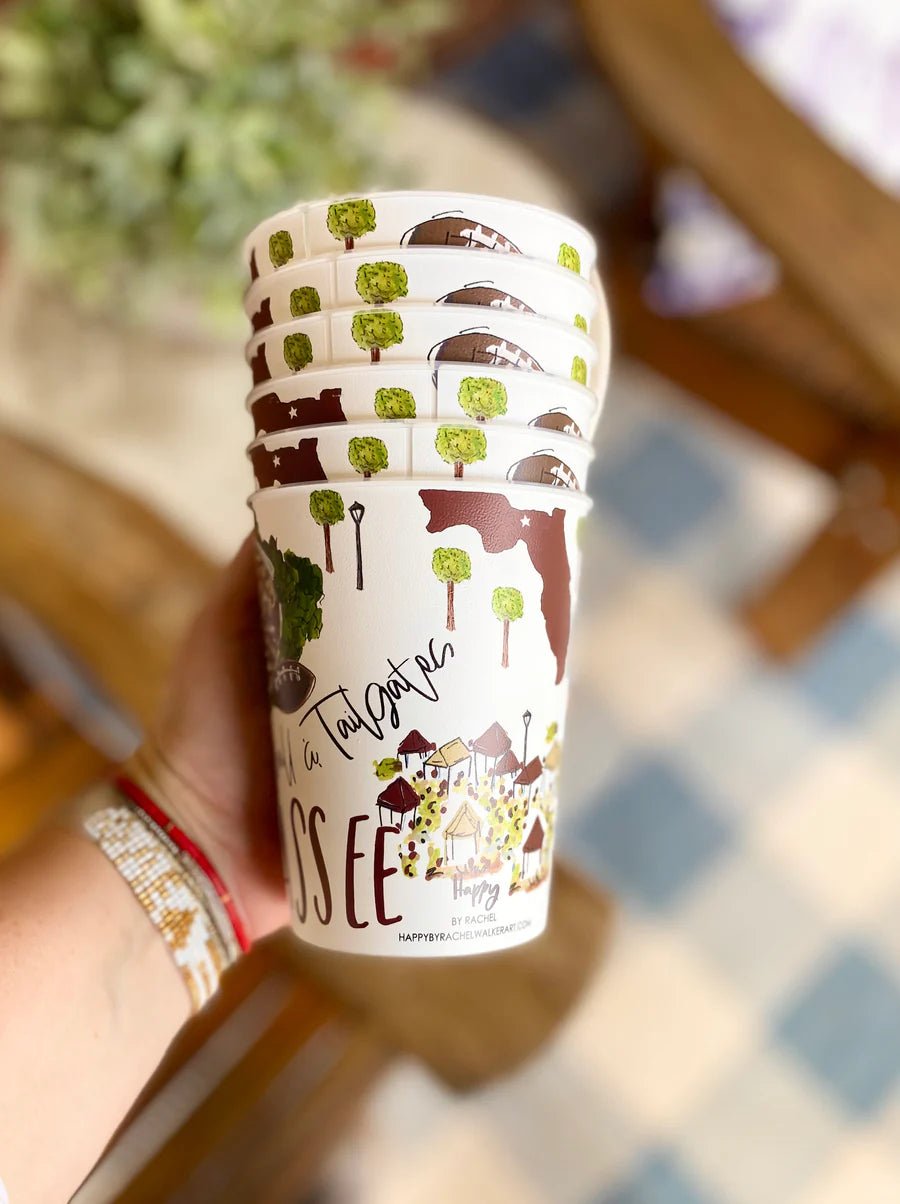 Tallahassee Reusable Party Cups - The Pink Pineapple 850