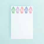 [Taylor Paladino] Colorful Ginger Jars Notepad - The Pink Pineapple 850
