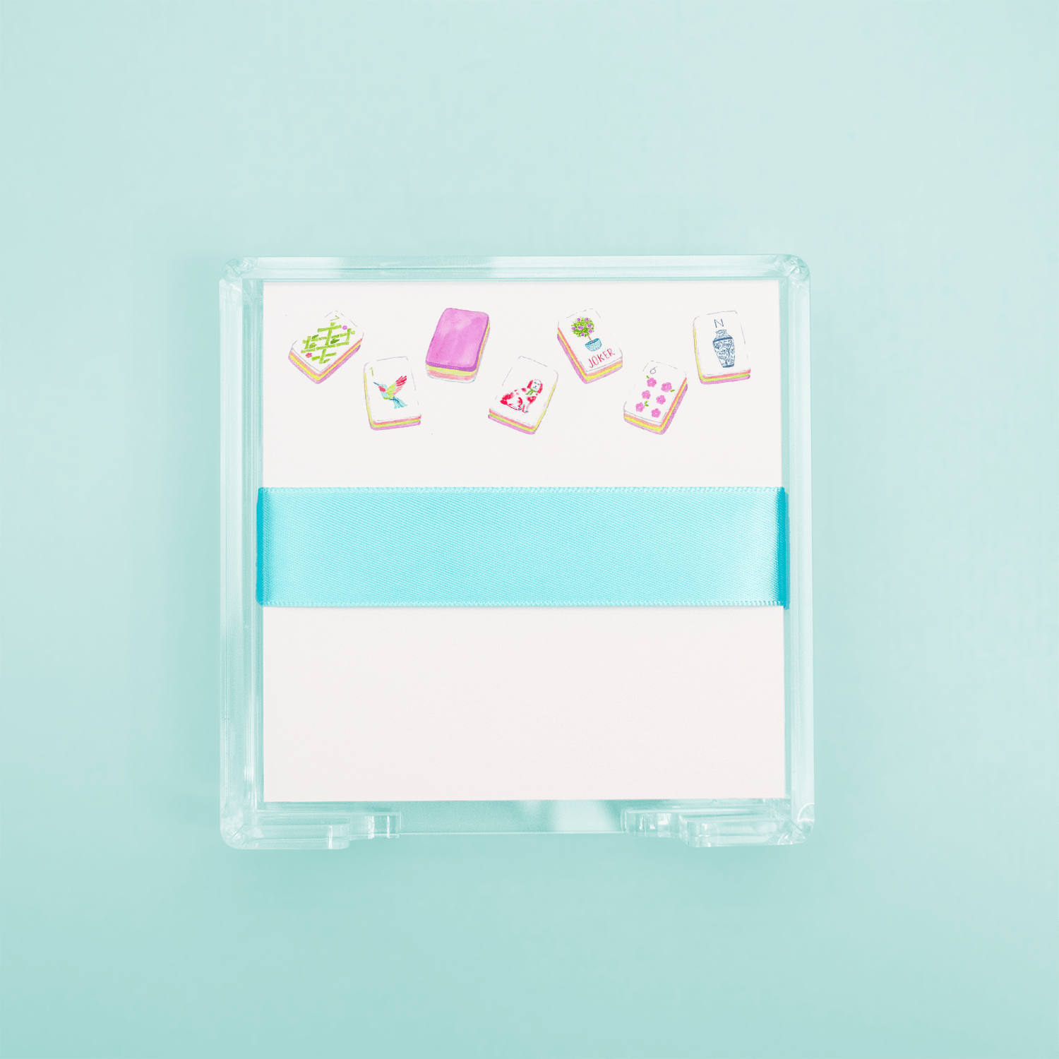 [Taylor Paladino] Large Mahjong Tiles Desk Set - The Pink Pineapple 850