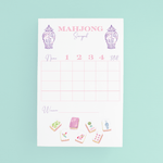 [Taylor Paladino] Mahjong Scorecard Pad - Taylor Tiles - The Pink Pineapple 850