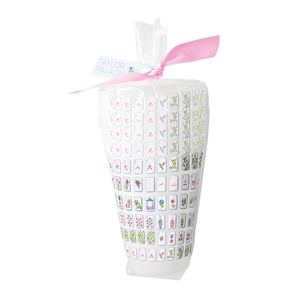 [Taylor Paladino] Mahjong Tiles Frosted Cups - The Pink Pineapple 850