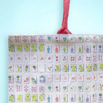 [Taylor Paladino] Mahjong Tiles Tote Bag - The Pink Pineapple 850