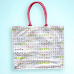 [Taylor Paladino] Mahjong Tiles Tote Bag - The Pink Pineapple 850