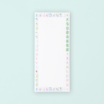 [Taylor Paladino] Sunset Mahjong Tiles Border Listpad - The Pink Pineapple 850