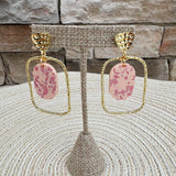 [Taylor Shaye] Buttercup Pink Oval Hoops - The Pink Pineapple 850
