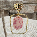[Taylor Shaye] Buttercup Pink Oval Hoops - The Pink Pineapple 850