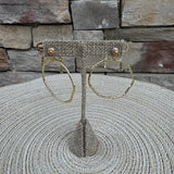 Taylor Shaye Nina Bow Round Hoops - The Pink Pineapple 850