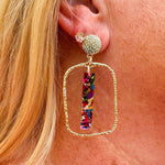 [Taylor Shaye] Pink Unicorn Stick Hoop Earrings - The Pink Pineapple 850