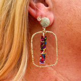 [Taylor Shaye] Pink Unicorn Stick Hoop Earrings - The Pink Pineapple 850