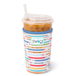 Teacher Life Iced Cup Coolie 22oz - The Pink Pineapple 850