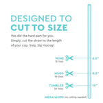 Teacher Life Straw Topper Set - The Pink Pineapple 850