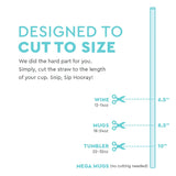 Teacher Life Straw Topper Set - The Pink Pineapple 850