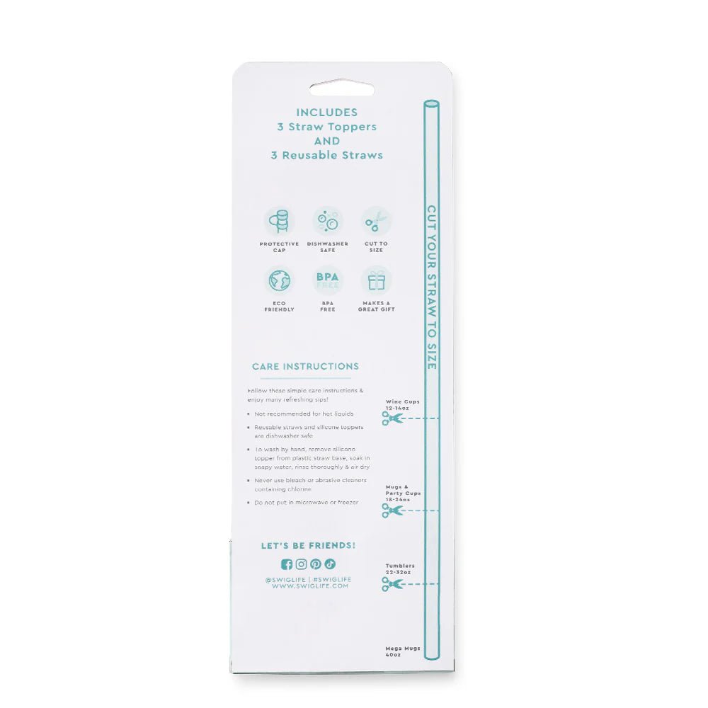 Teacher Life Straw Topper Set - The Pink Pineapple 850