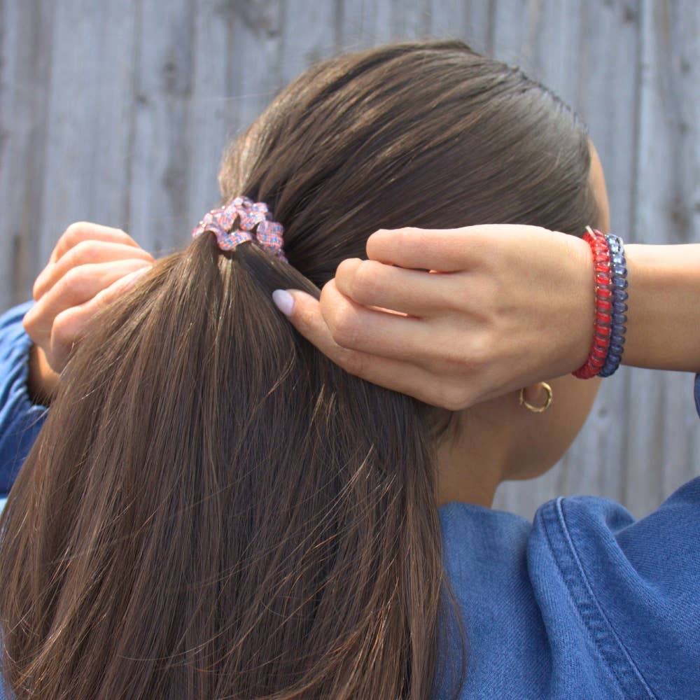 [Teleties] Blueberry Farms Large Hair Ties - The Pink Pineapple 850
