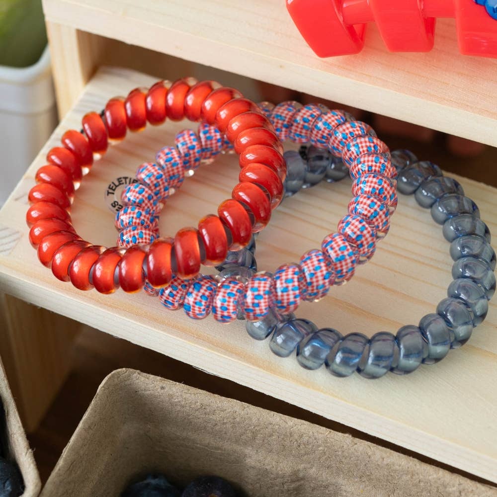 [Teleties] Blueberry Farms Large Hair Ties - The Pink Pineapple 850